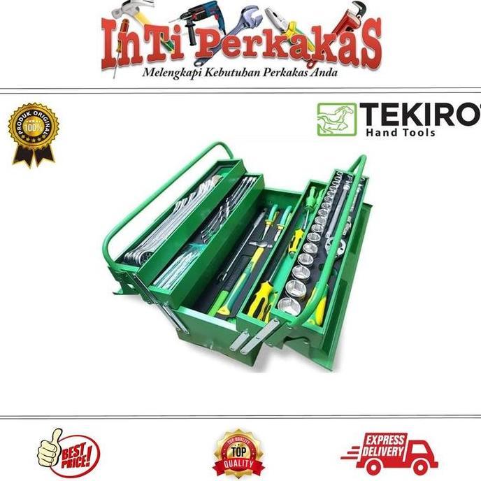 TEKIRO MEKANIK TOOLS KIT SET 66PCS / PERKAKAS KUNCI MEKANIK ISI 66 PCS / COMPACT TOOL KITS TEKIRO 