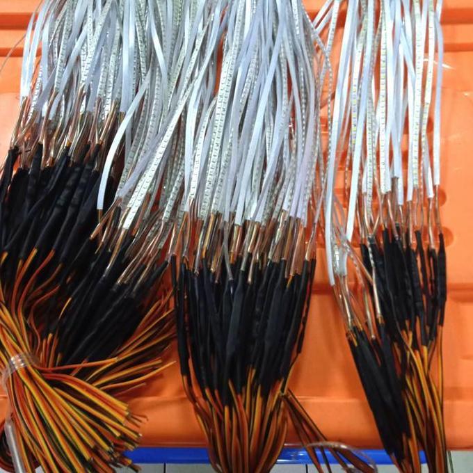 Lampu led cacing cumi strip 2 warna murah variasi plat nomor