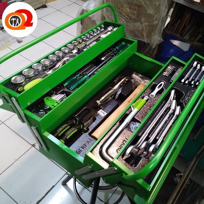 TEKIRO TOOL BOX SET 72 PCS - Toolkit perkakas bengkel