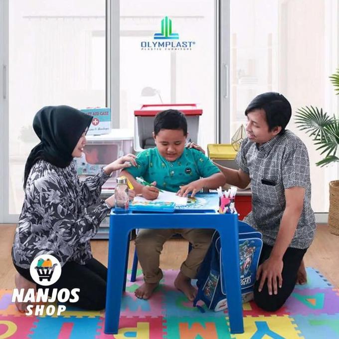 TERMURAH - Olymplast Meja Anak / Meja Belajar / Meja Laci / Meja Plastik Anak OKT