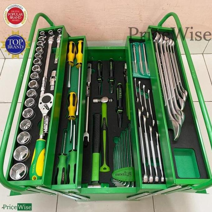 Tool Box Set 66 pcs Tekiro // Mekanik Tools 66 bh / Tool Box Perkakas Lengkap 