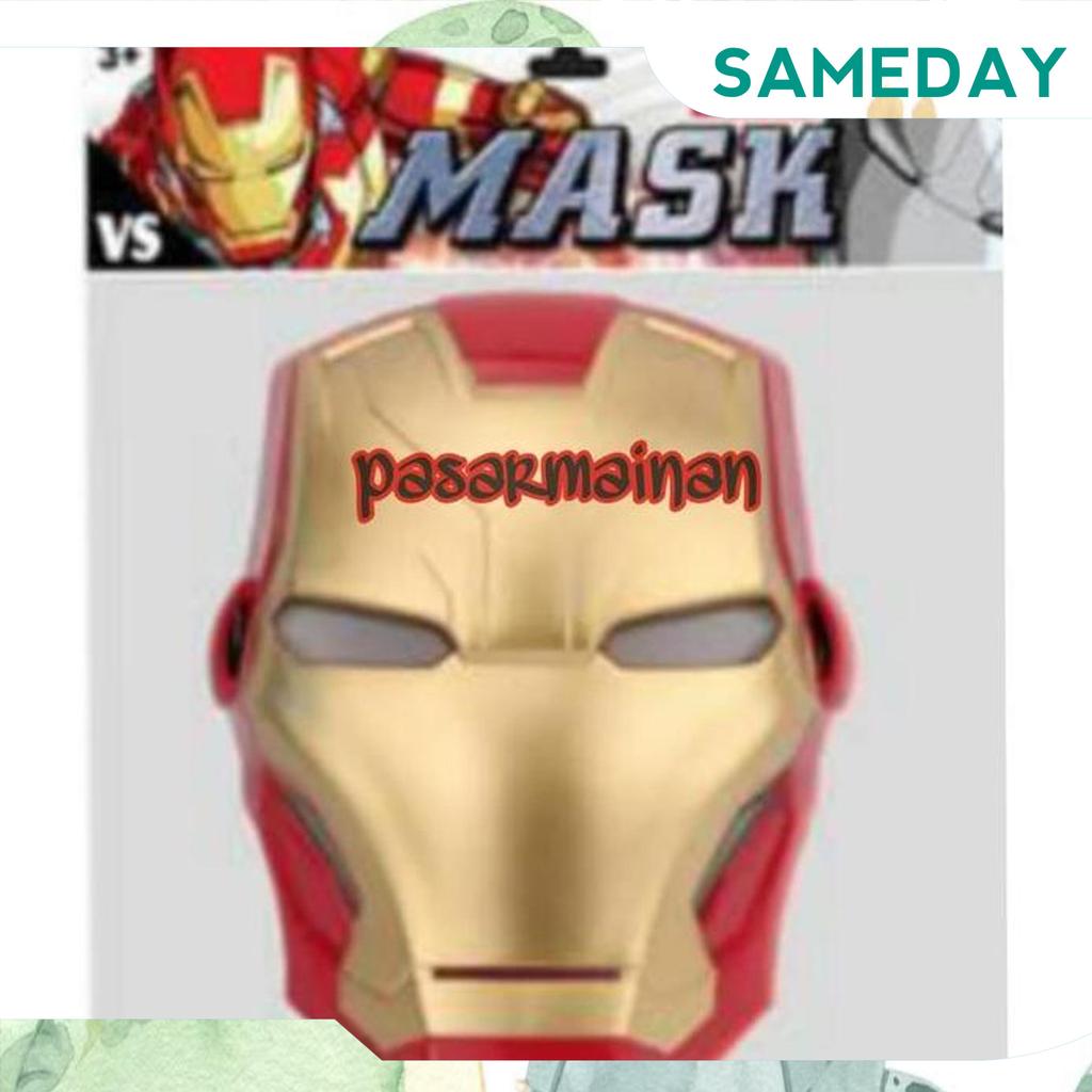 Mainan Anak Topeng Iron Man Mark46 Led Gosend