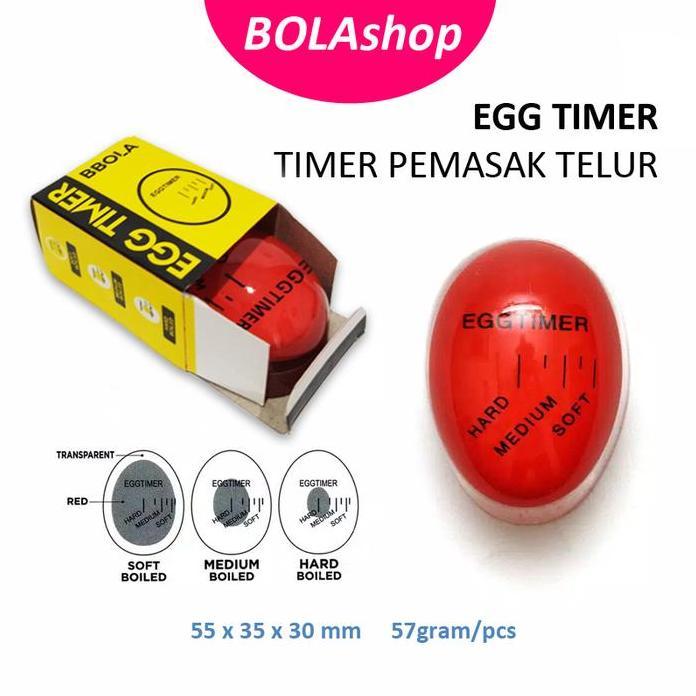 Egg Timer Alat Pengukur Tingkat Kematangan Telur Rebus Setengah Matang