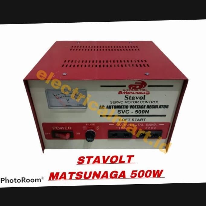 matsunaga stabilizer 500va stavolt 500 watt