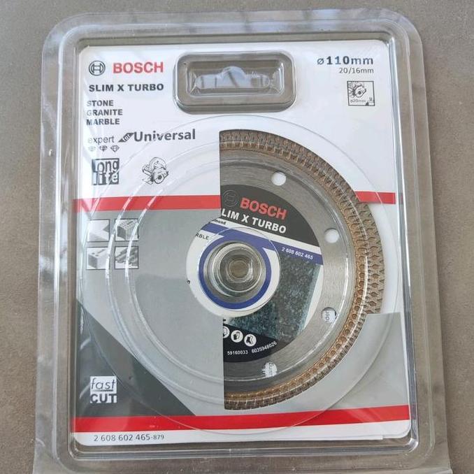 MATA GERINDA GRANIT/MATA POTONG KERAMIK 4" 110MM BOSCH SLIM X TURBO // pisau potong  keramik  granit