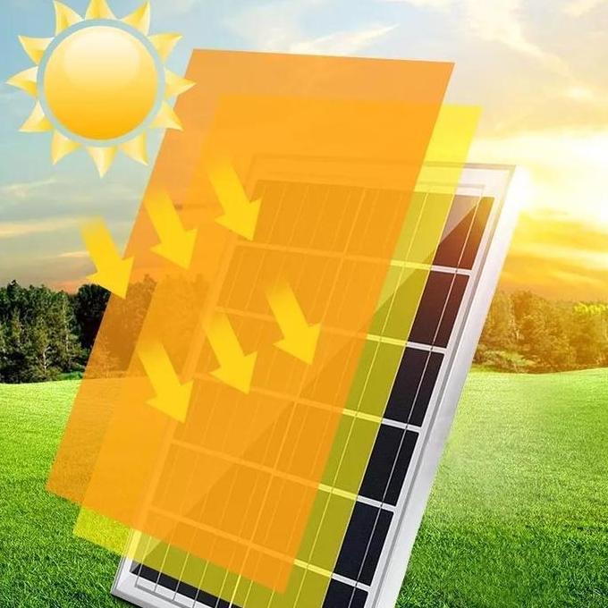 Panel Surya 100W Pembangkit Listrik Tenaga Surya, Efisiensi 22%, IP65 Water Resistance, dengan Pengo