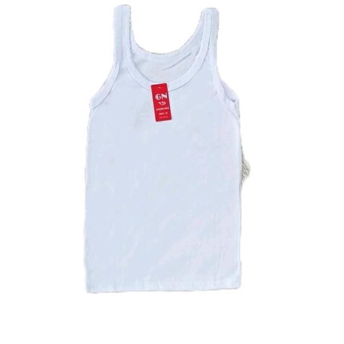 DE23 - singlet wanita remaja golden nick sf 038 kaos dalam perempuan 3 pcs Dewasa Nyaman Putih Tank 