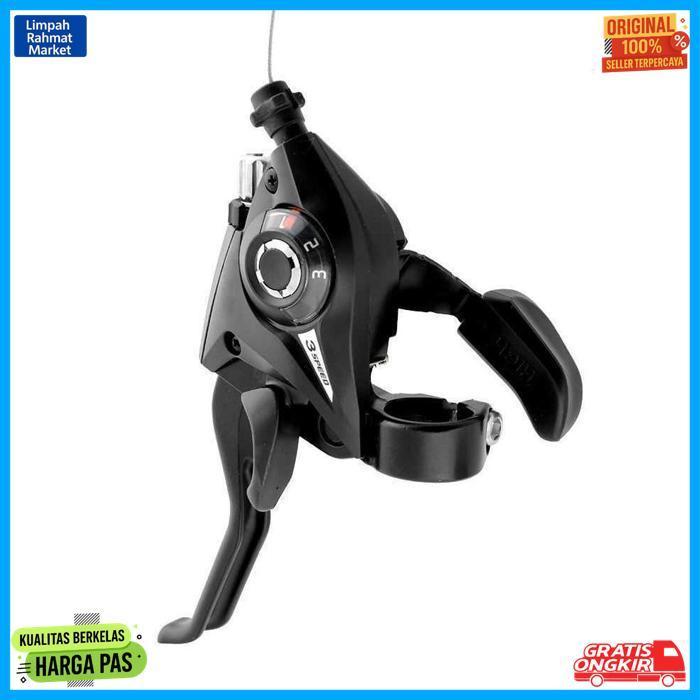 New Shifter / Pemindah Gigi Sepeda 3 X 7 Speed Model Gabung Handle