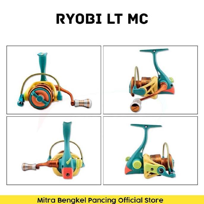 Reel Ryobi Zauber LT MC 1000 - 4000 Reel Spinning Alat Pancing Original