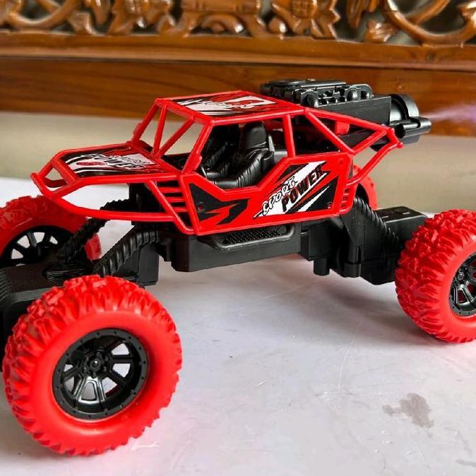 MOBIL REMOTE CONTROL RC OFFROAD ANTI AIR EFEK ASAP MAINAN LENGKAP SIAP PAKAI UPGRADE BATERAI