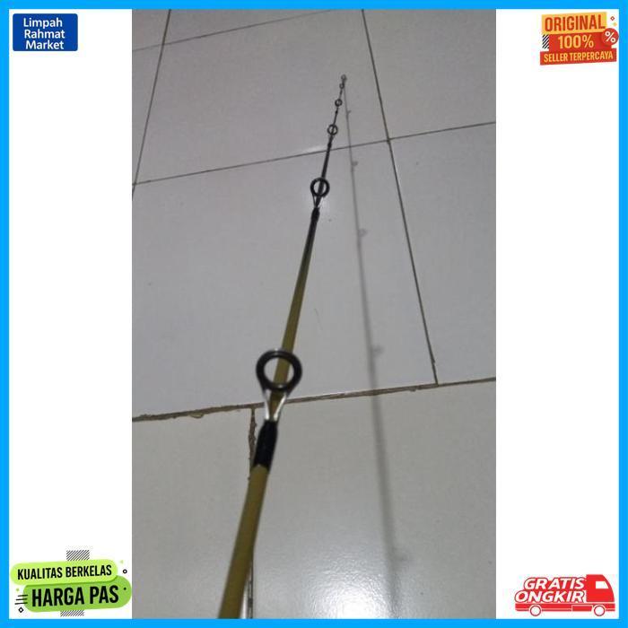 Exclusive Ujung Joran Pancing Reel Bahan Sutet Ring 4Dan6 Sambungan Atas Joran Ril