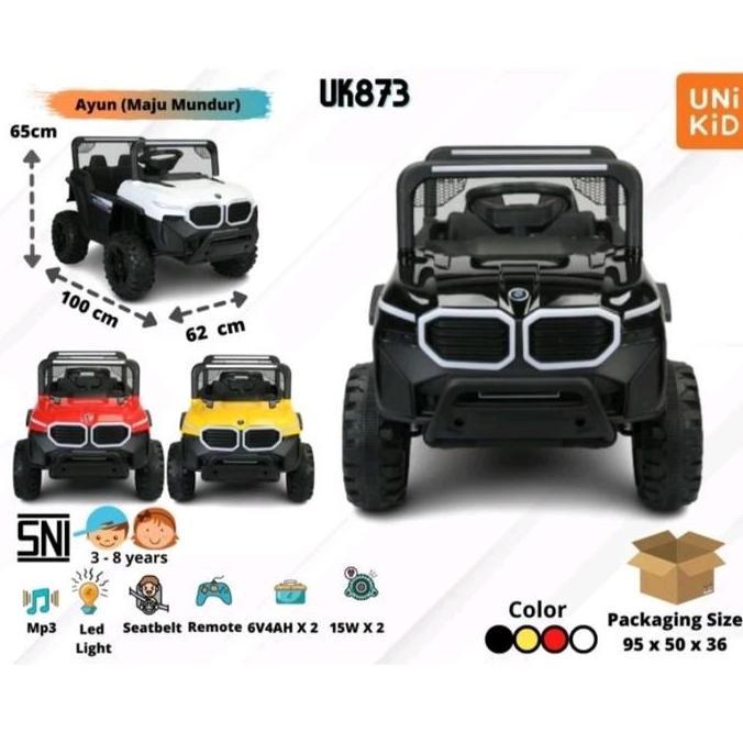 Mainan Anak Mobil Aki Anak Jeep Unikid Murah
