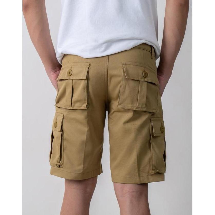Relax Short Cargo Pants - Khaki
