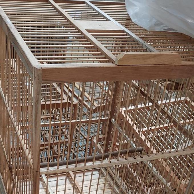 sangkar kotak jati model pengko