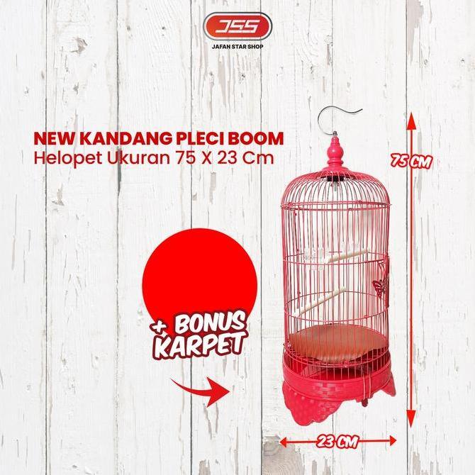 Sangkar Kandang Pleci Helopet BOOM Diameter 23 cm