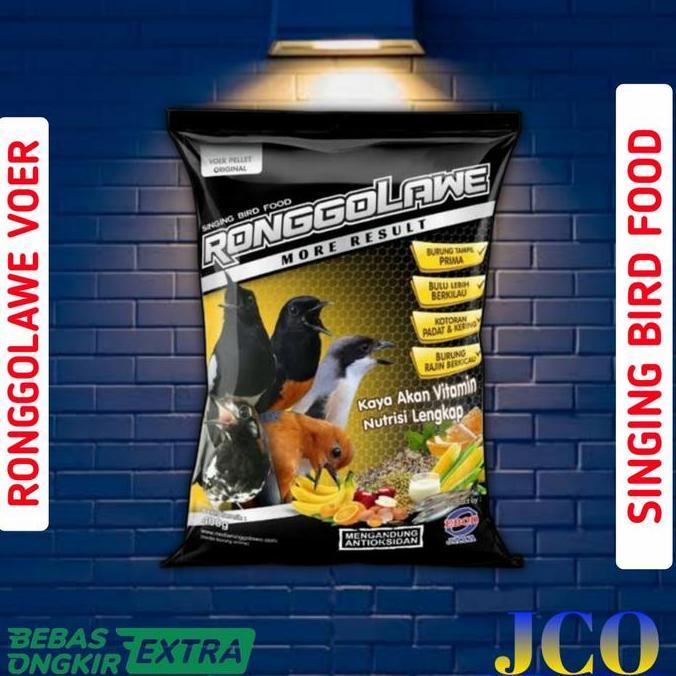 TERBARU RONGGOLAWE VOER PAKAN BURUNG RONGGOLAWE PAKAN LOMBA BURUNG MURAI KACER BISA GRAB
