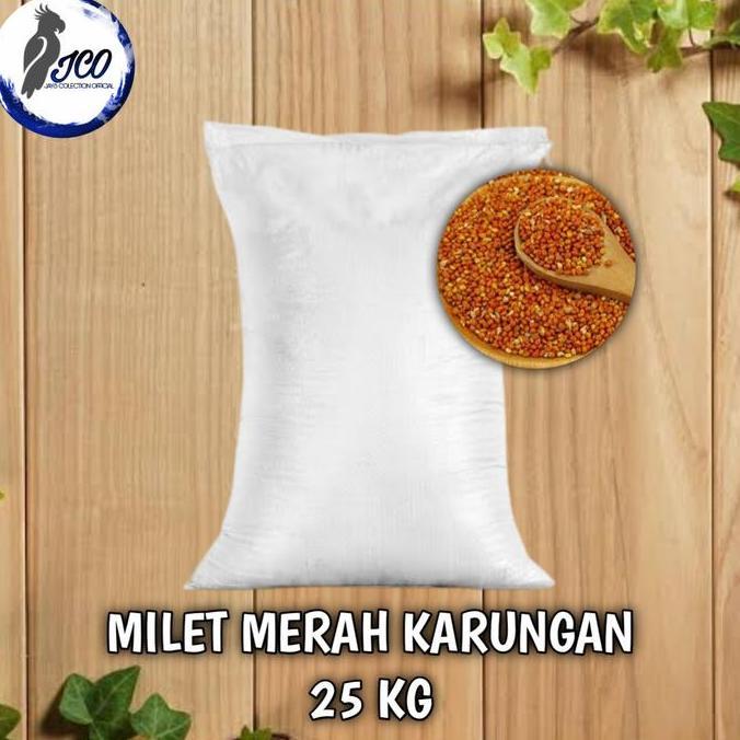 TERBARU MILET MERAH KARUNGAN 25KG BISA GOSEND