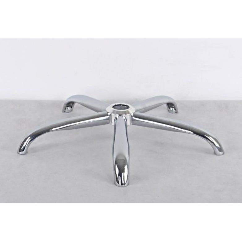 Kaki Kursi Kantor Chrome 320 Besi Tanpa Roda