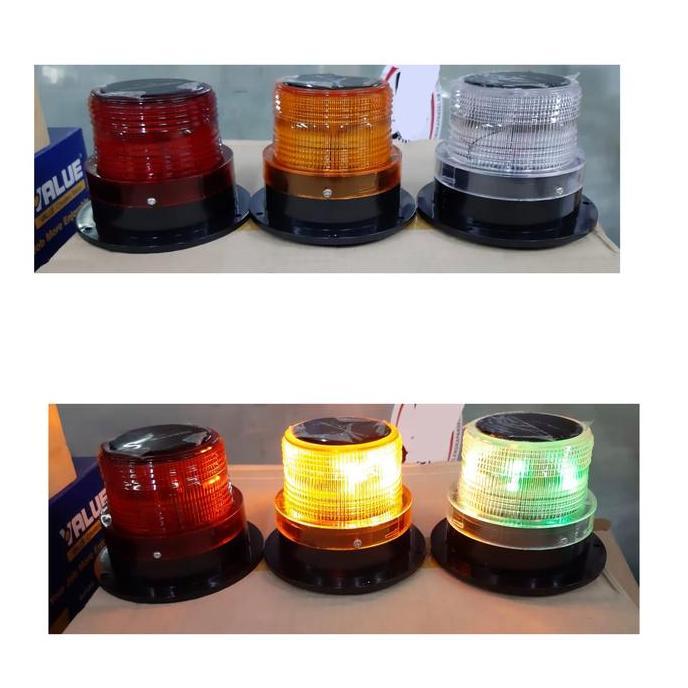Lampu Navigasi Solar Panel / Warning Light Solar Panel / Lampu Signal
