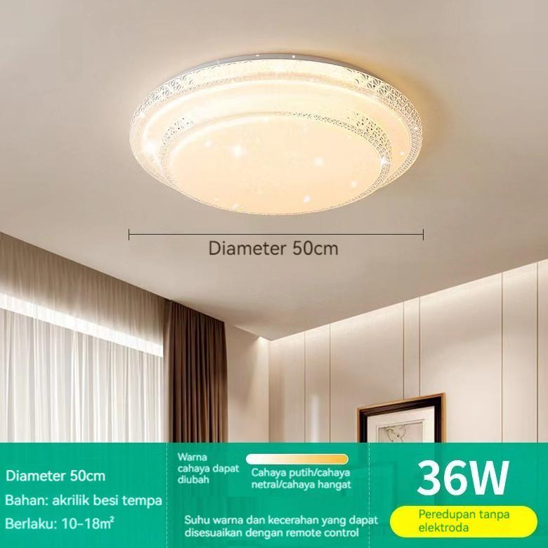 Highline LED Lampu Plafon Ceilling Lampu Lampu Hias Rumah Lampu Kotak Untuk Ruang Tamu Kamar Tidur D