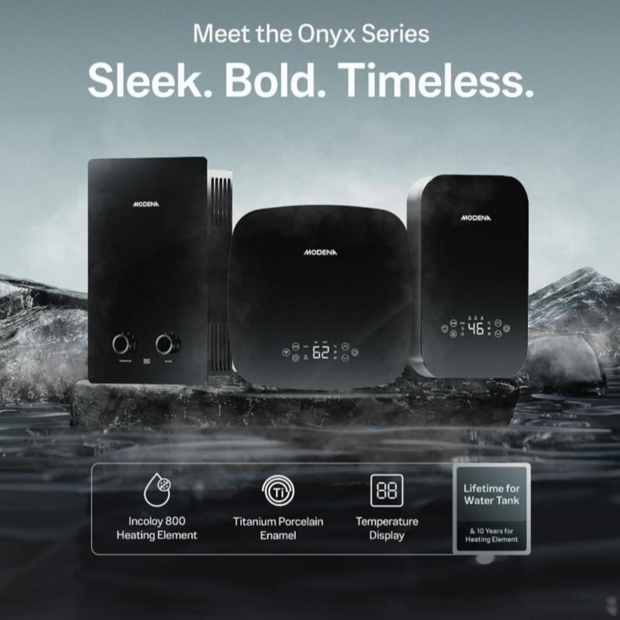 MODENA DOMO Water Heater Listrik 10 15 Liter - Electric Pemanas Air Kamar Mandi ES10A3 | DA4010