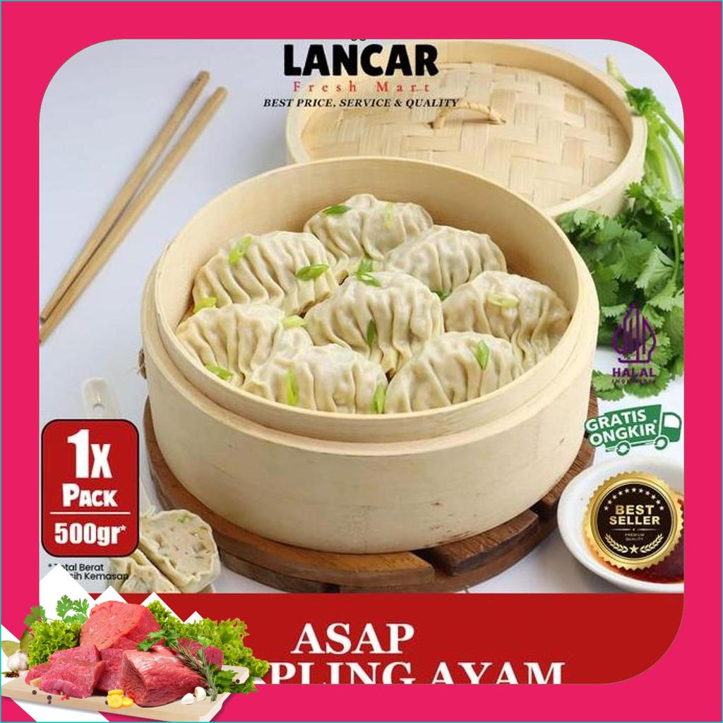 Asap Dumpling Ayam / Asap Dumpling Ayam 500Gr Grab