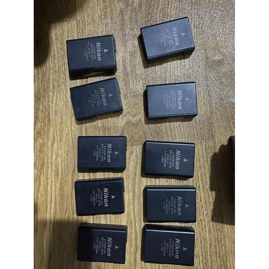 Baterai Dslr Nikon D3100 D5100 D3200 D3300 D3400 D3500 D5200 D5300 Second