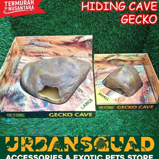 EXOTERRA GECKO CAVE HIDING CAVE GECKO KADAL PANANA CROC SKINK