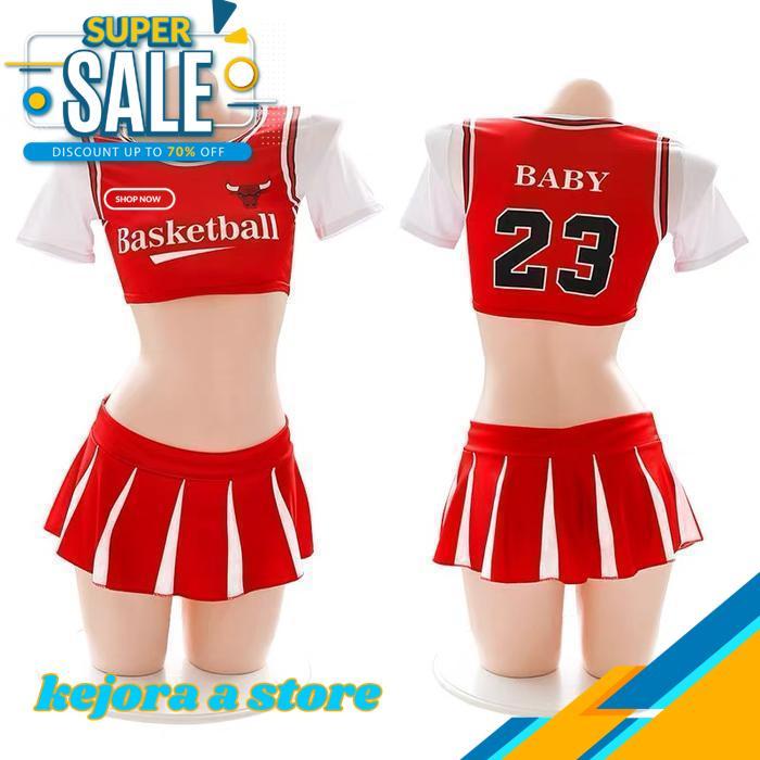 LINGERIE SET SERAGAM PEMANDU SORAK SEPAK BOLA  SERAGAMCOSPLAY A557 BY KEJORA STORE