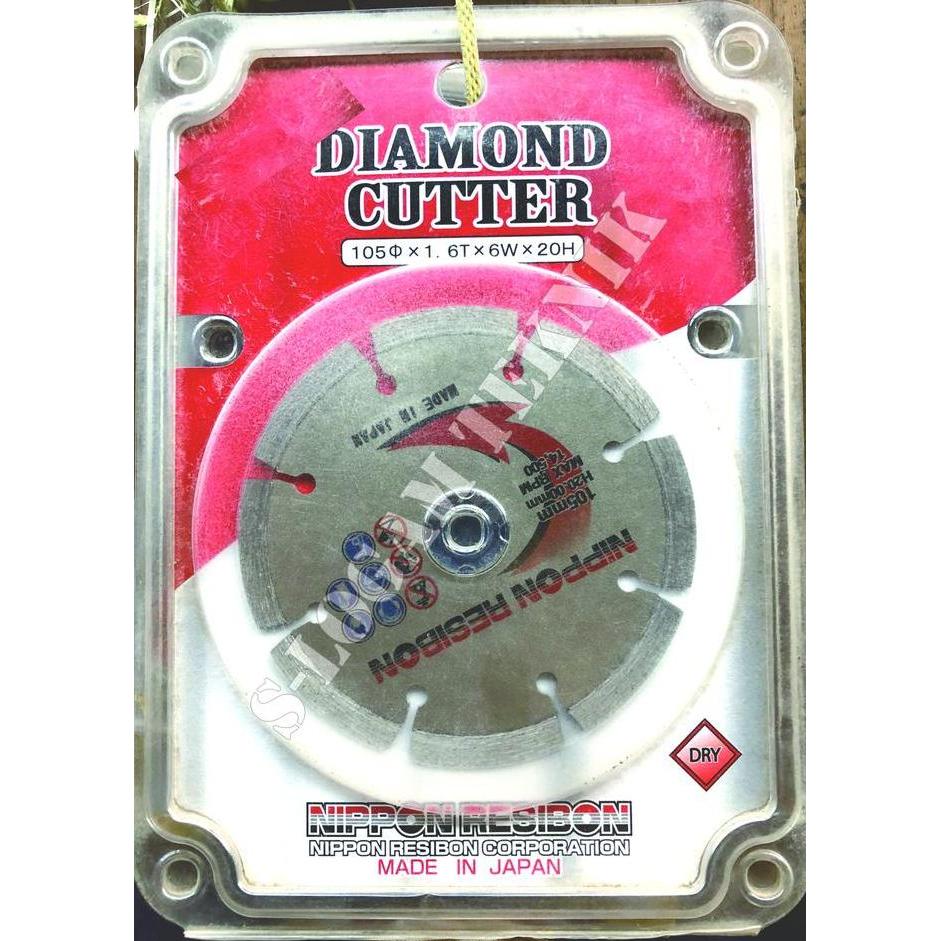 Mata Pisau Potong Keramik Kering 4" NIPPON RESIBON / Diamond Wheel Dry