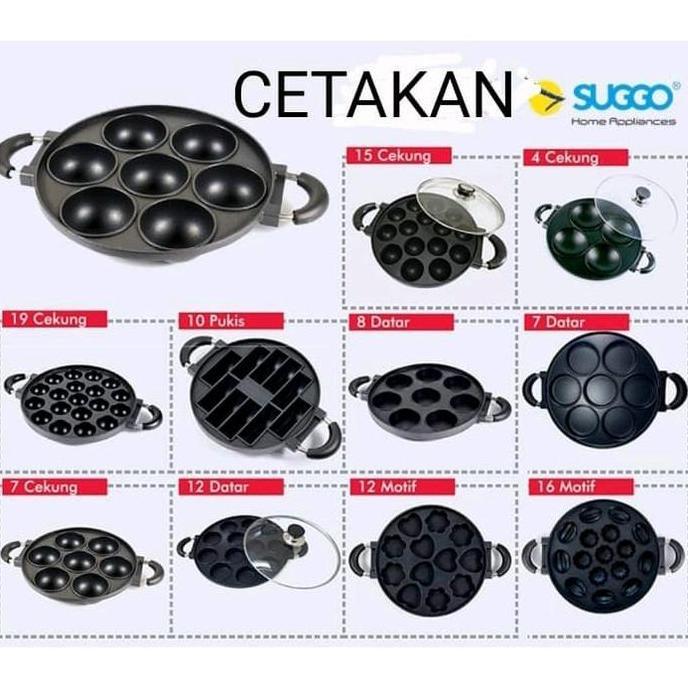 cetakan suggo 7lubang / 8 lubang / pukes / apem