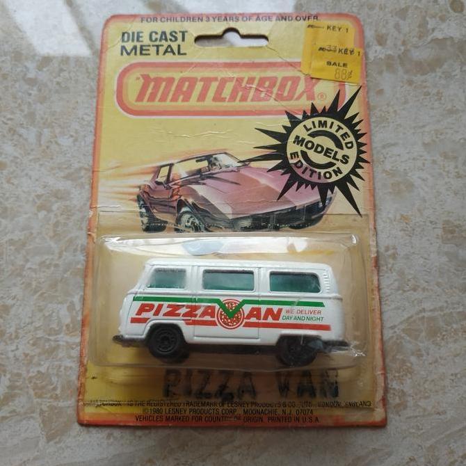 Matchbox VW Combi Pizza Van Lesney 1980 VHTF made in England Murmer Ok
