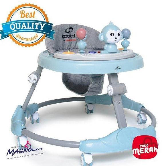 Baby Walker Apolo Spacebaby Roda Bayi Belajar Jalan Anak Lucu