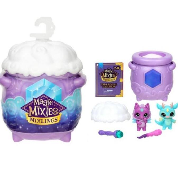 Mainan Anak Magic Mixies Mixlings Tap & Reveal Cauldron