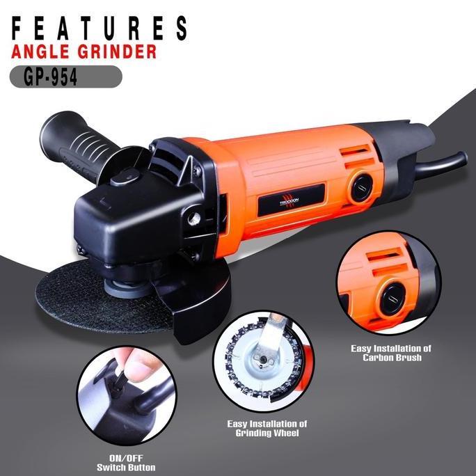 Gerinda Tangan Bor Set Troodon Mesin Bor Listrik Multifungsi