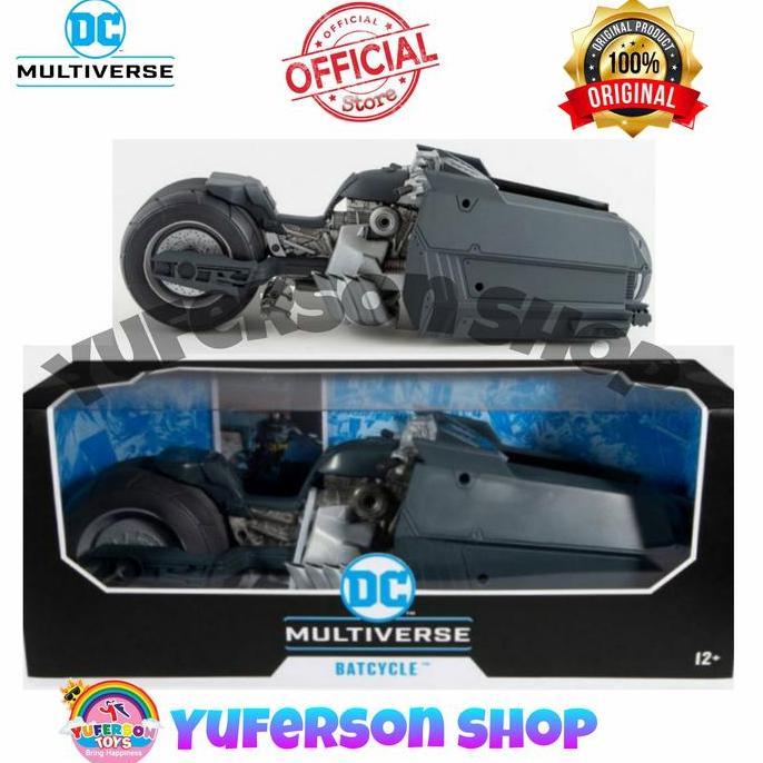 DC Multiverse MCFarlane White Knight Batcycle Vehicle