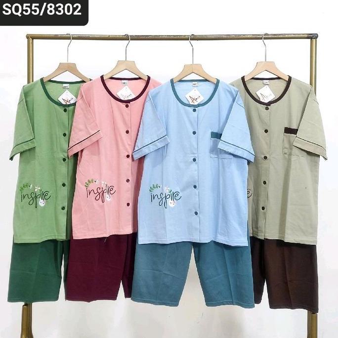 Promo Babydoll 3/4 amro lebel putih dewasa Diskon