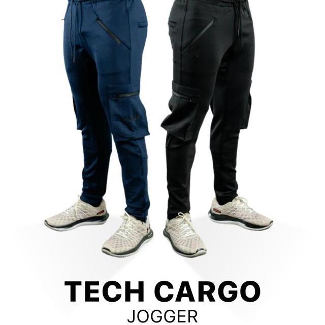Atalon Tech Cargo Jogger Celana Cargo Jogger Pants Training Gym Pria