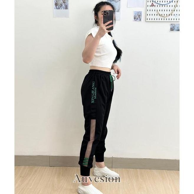 4868 Greeny Jogger Pants Celana Jogger Wanita Celana Korea