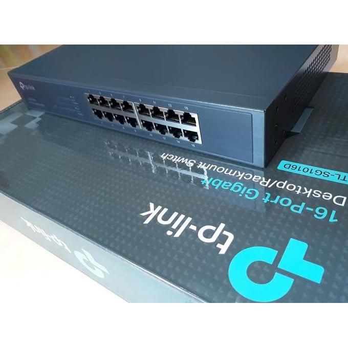 HARGA DISC - TP-LINK TL-SG1016D SWITCH HUB 16PORT GIGABIT TPLINK TL SG1016D