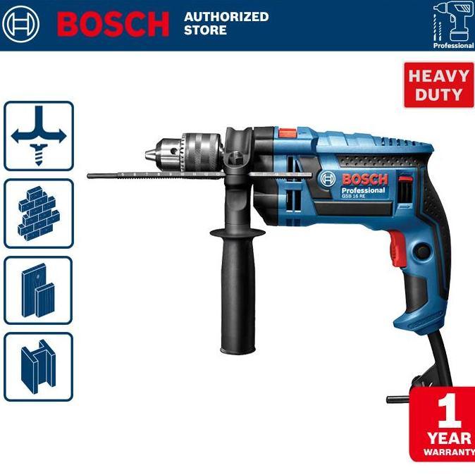Bosch Impact Drill / Bor Tembok Listrik 13MM 750Watt GSB 16 RE
