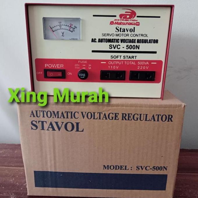 STAVOL MATSUNAGA 500 WATT ORIGINAL DAN TERPERCAYA