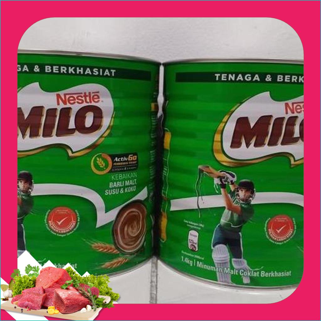 Milo Kaleng 1.4 Kg - 1400Gr Original Malaysia Asli