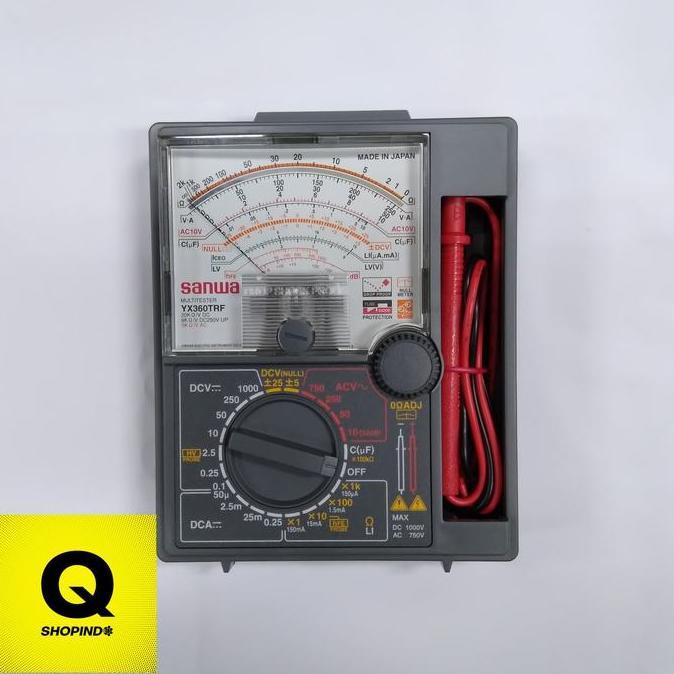 SANWA YX360TRF MULTIMETER MULTITESTER AVOMETER ANALOG ORIGINAL DAN TERPERCAYA