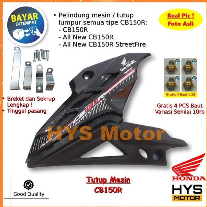 Tutup Mesin Honda CB150R / All New CB150R / All New CB150R StreetFire - Cover Engine Lumpur Transfor