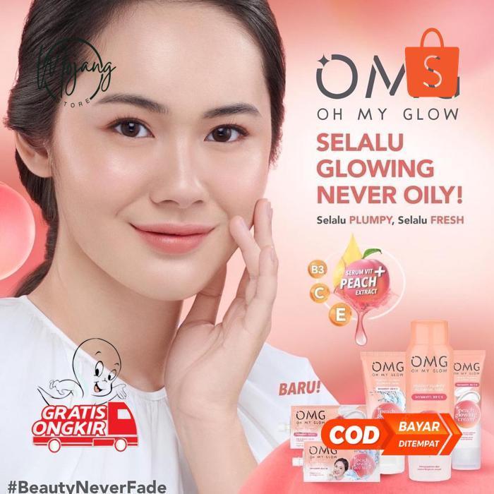 er-90 OMG Oh My Glow Face Care Indonesia / Facial Wash Micellar Water Toner Essence Mist Serum Ampou