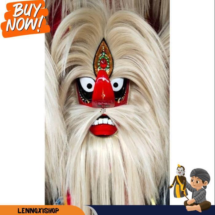 Promo Topeng Bujang Ganongan / Bujang Ganongan Rambut Panjang Sintesis / Topeng Ganongan [Br 1111]