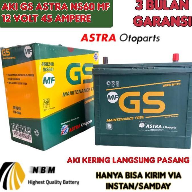 Promo Aki Mobil Avanza/Rush/Feroza/Taruna/Terios/Xenia /starlet/Futura/Katana/Escudo GS ASTRA NS60 M