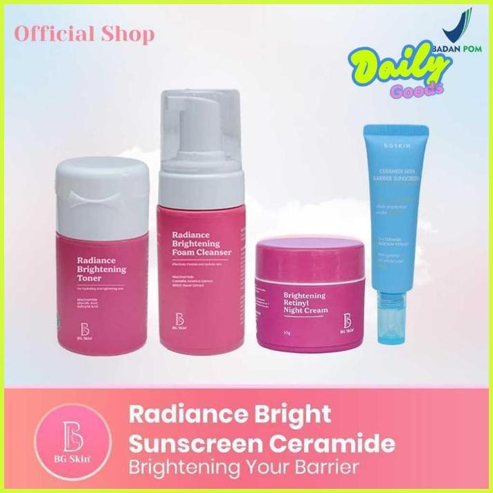 Special Promo BG SKIN PAKET WHITENING l PAKET RADIANCE BRIGHTENING Hemat
