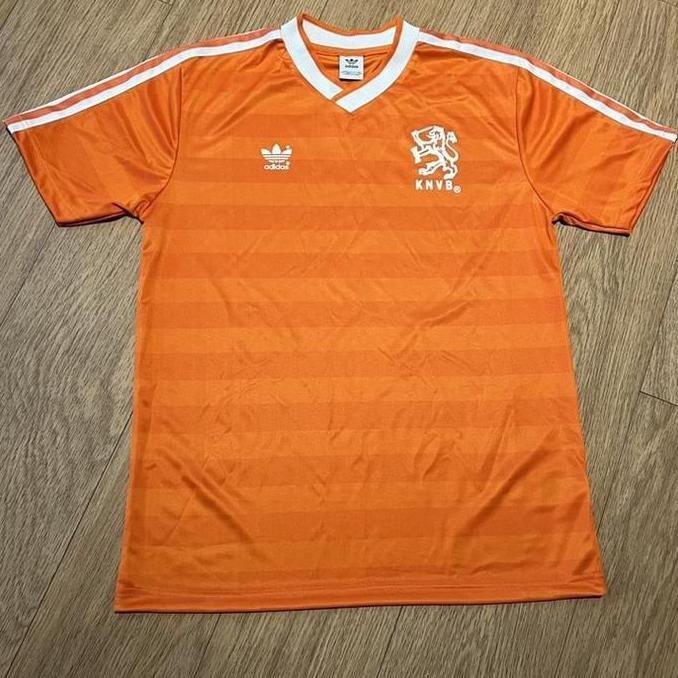 Jersey Retro Dutch Belanda Home World Cup 1990